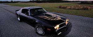 Preview wallpaper pontiac, firebird, 1978, black