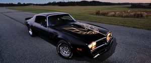 Preview wallpaper pontiac, firebird, 1978, black