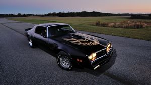 Preview wallpaper pontiac, firebird, 1978, black