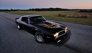 Preview wallpaper pontiac, firebird, 1978, black