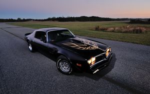 Preview wallpaper pontiac, firebird, 1978, black