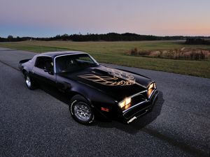 Preview wallpaper pontiac, firebird, 1978, black