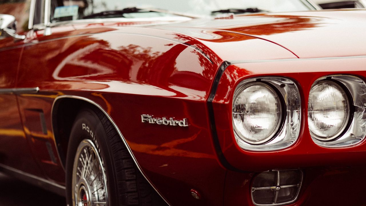 Wallpaper pontiac firebird, car, bumper