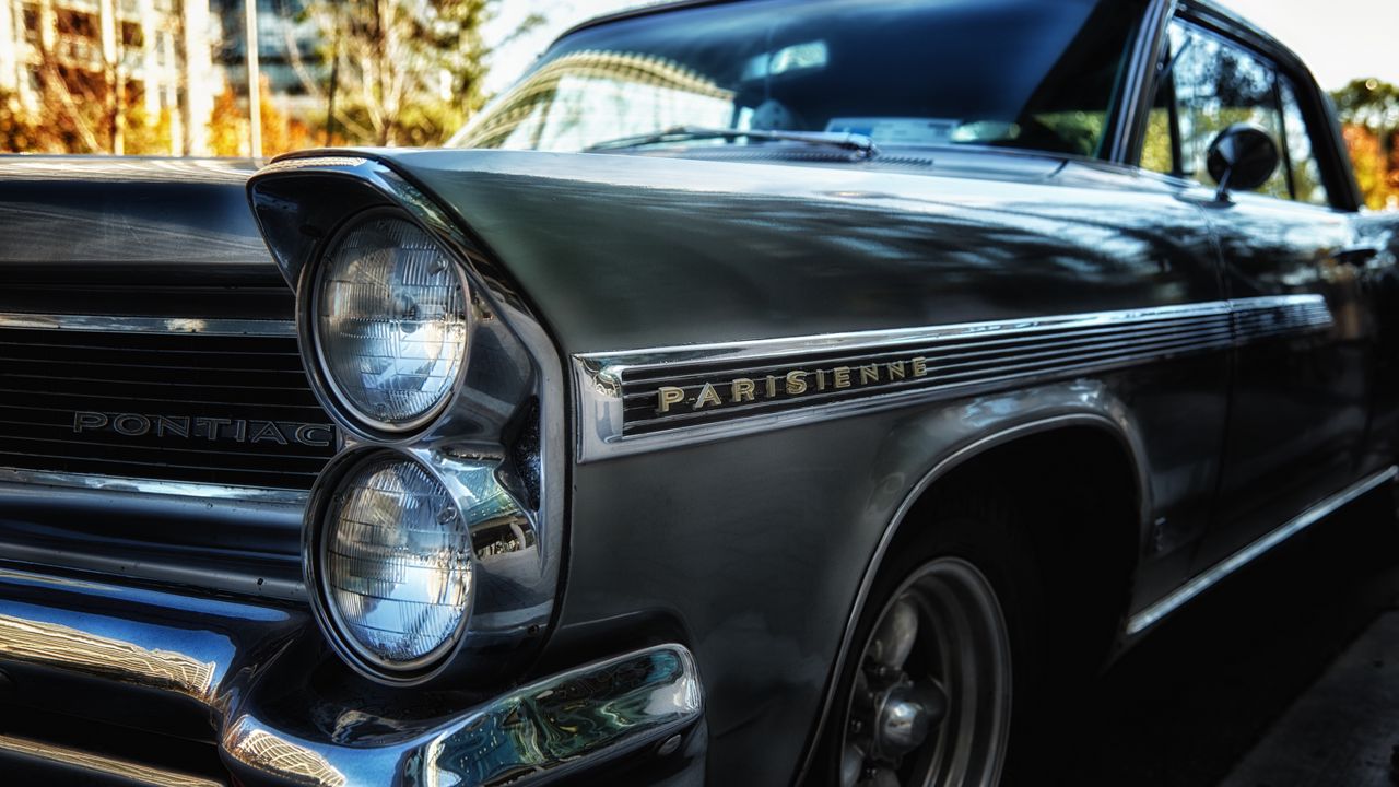 Wallpaper pontiac, parisienne, car, retro