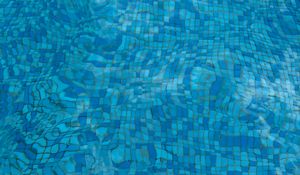 Preview wallpaper pool, water, waves, mosaic, distortion, texture, blue