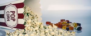 Preview wallpaper popcorn, candy, snacks