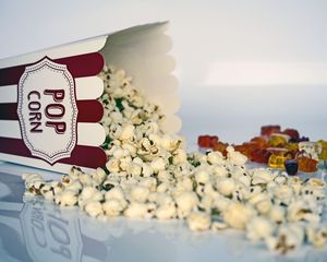 Preview wallpaper popcorn, candy, snacks