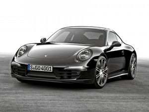 Preview wallpaper porsche, 911, carrera, black, side view