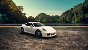 Preview wallpaper porsche, 911, carrera, 4s, side view