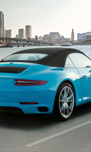 Preview wallpaper porsche, 911, carrera s, rear view