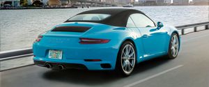 Preview wallpaper porsche, 911, carrera s, rear view