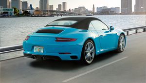 Preview wallpaper porsche, 911, carrera s, rear view