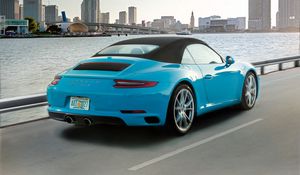 Preview wallpaper porsche, 911, carrera s, rear view