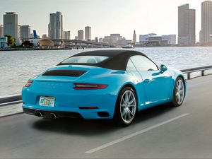 Preview wallpaper porsche, 911, carrera s, rear view