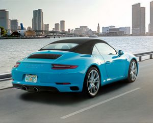 Preview wallpaper porsche, 911, carrera s, rear view