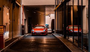 Preview wallpaper porsche 911 gt2, porsche 911, porsche, red, front view