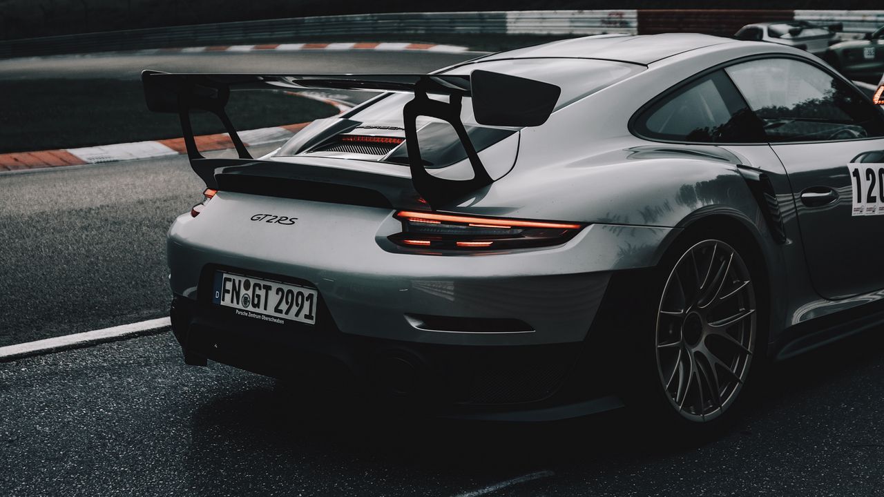 Wallpaper porsche 911 gt2 rs, porsche, sports car, car, spoiler