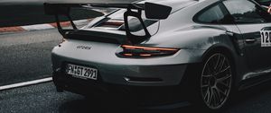 Preview wallpaper porsche 911 gt2 rs, porsche, sports car, car, spoiler