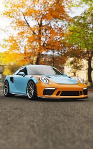 Preview wallpaper porsche 911 gt3, porsche, sports car, racing