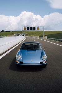 Preview wallpaper porsche 911, porsche, car, front view, road