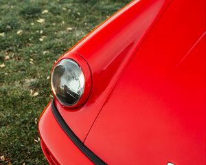 Preview wallpaper porsche 911, porsche, car, red, headlight