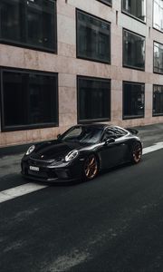 Preview wallpaper porsche 911, porsche, car, sports car, black