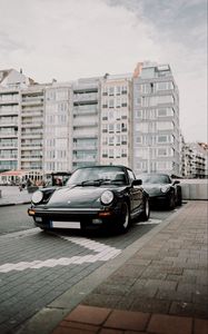 Preview wallpaper porsche 911, porsche, car, cars, black