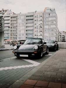 Preview wallpaper porsche 911, porsche, car, cars, black