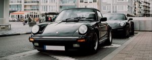 Preview wallpaper porsche 911, porsche, car, cars, black