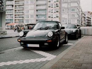 Preview wallpaper porsche 911, porsche, car, cars, black