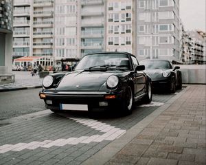 Preview wallpaper porsche 911, porsche, car, cars, black