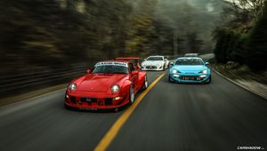 Preview wallpaper porsche 911, porsche, car, red, sports car