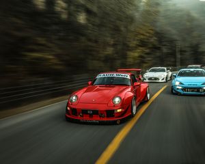 Preview wallpaper porsche 911, porsche, car, red, sports car