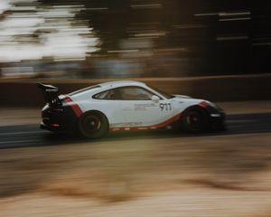 Preview wallpaper porsche 911, porsche, sportscar, racing, speed, movement