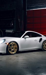 Preview wallpaper porsche, 911, turbo s, side view