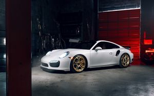 Preview wallpaper porsche, 911, turbo s, side view