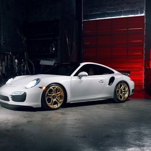 Preview wallpaper porsche, 911, turbo s, side view