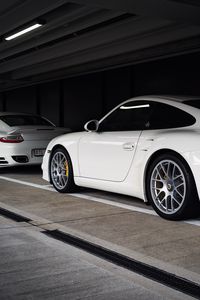 Preview wallpaper porsche 911 turbo s, porsche, car, white