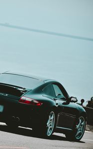 Preview wallpaper porsche 997 carrera s, porsche, side view, style, black