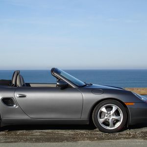 Preview wallpaper porsche boxster, porsche, silver, convertible