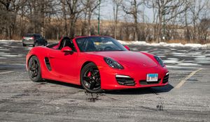 Preview wallpaper porsche boxster s, porsche, car, red, parking