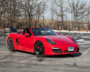 Preview wallpaper porsche boxster s, porsche, car, red, parking