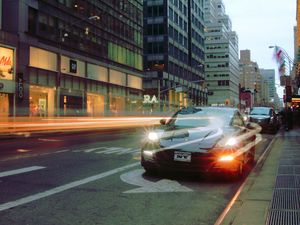 Preview wallpaper porsche, car, city, street