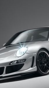 Preview wallpaper porsche, car, ride, silver, sporty