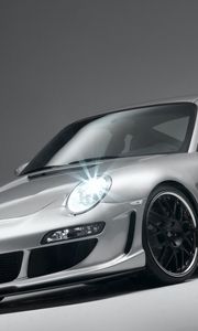 Preview wallpaper porsche, car, ride, silver, sporty