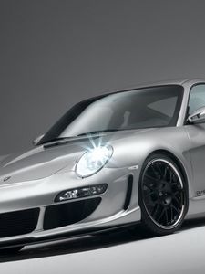 Preview wallpaper porsche, car, ride, silver, sporty