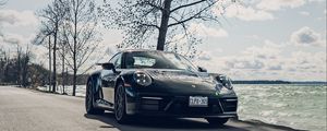 Preview wallpaper porsche, car, sports car, movement