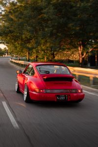 Preview wallpaper porsche carrera 4, porsche, car, sports car, road