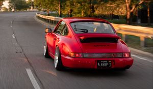 Preview wallpaper porsche carrera 4, porsche, car, sports car, road