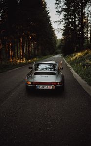 Preview wallpaper porsche carrera, porsche, car, hand, road